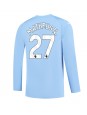 Manchester City Matheus Nunes #27 Domácí Dres 2023-24 Dlouhý Rukáv